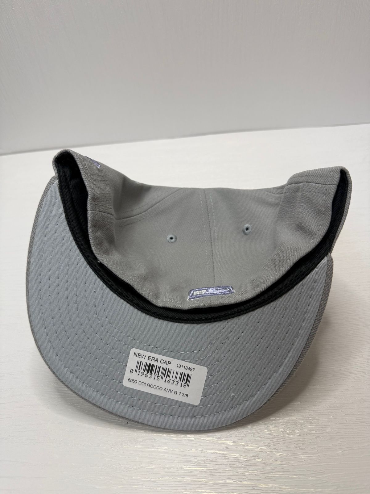 Newera コロラドロッキーズ 25thアニバーサリー 59fifty フィッティドキャップ パープルスモークカラー