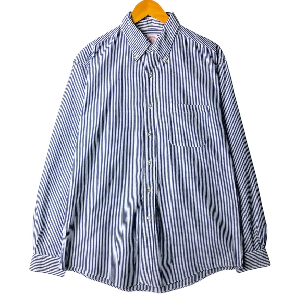 90s USA製　brooks brothers 長袖　ストライプシャツ 90年代 USA製 Brooks Brothers ブルックスブラザーズ