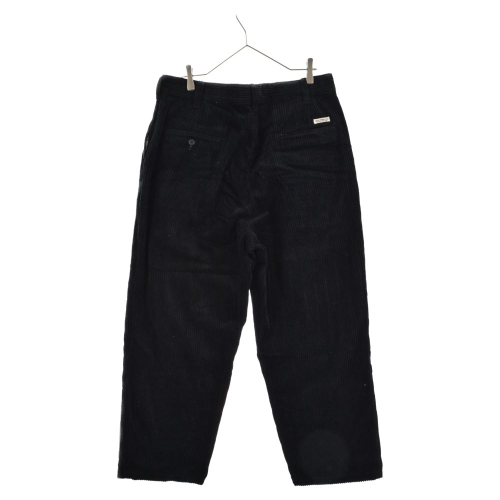 COOTIE (クーティー) Wide Corduroy 2 Tuck Trousers ワイドコーデュロイタックトラウザーズパンツ ブラック -  メルカリ