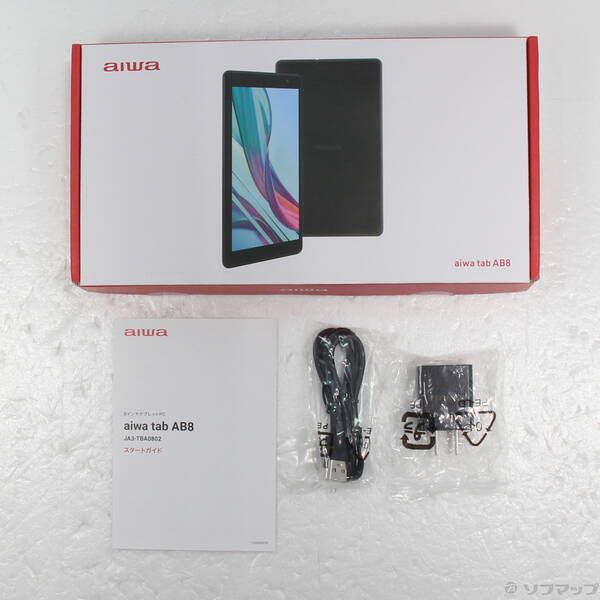 品〕 aiwa tab AB8 64GB ミッドナイト JA3-TBA0802 Wi-Fi【276】