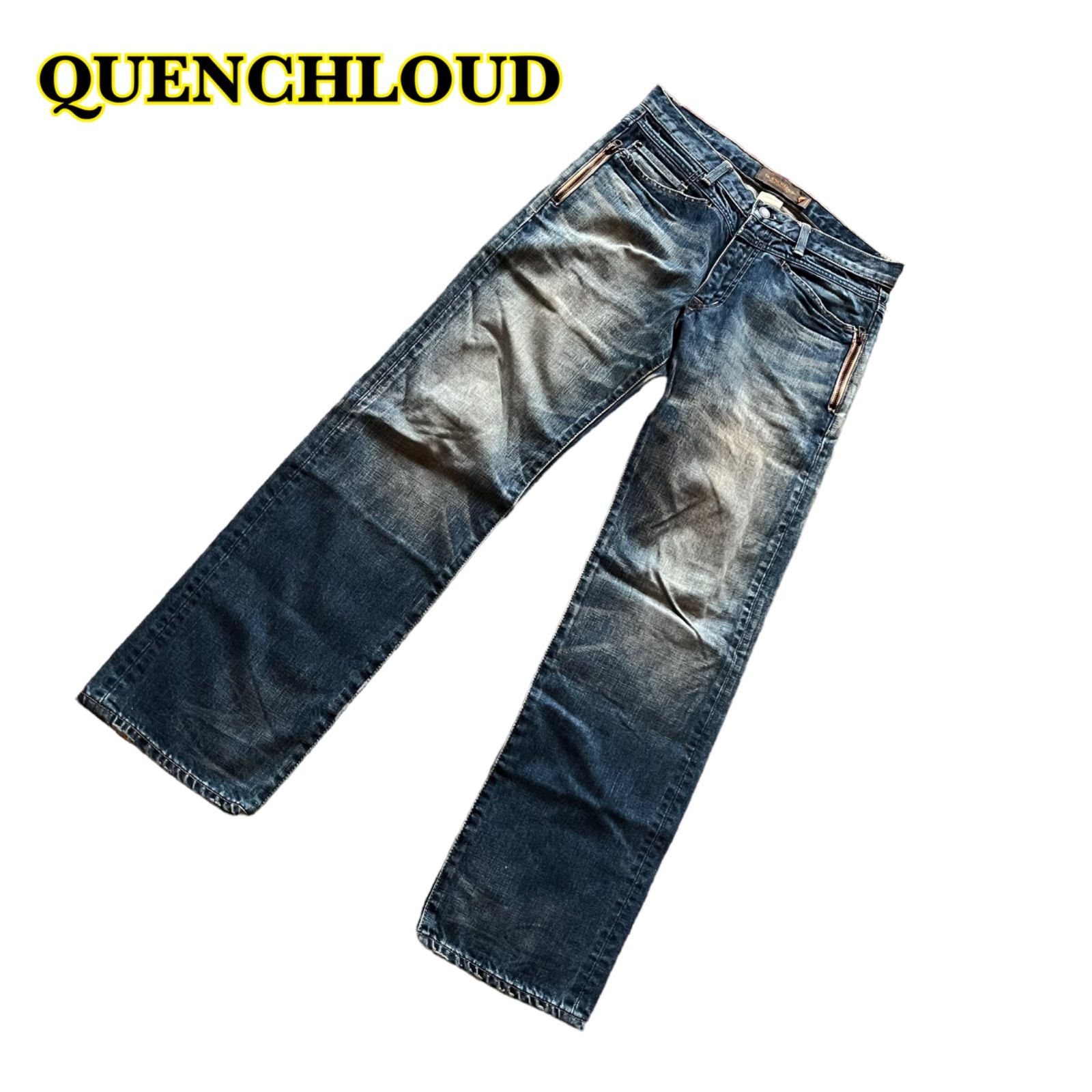 QUENCHLOUD クエンチラウド デニムパンツ ジーンズ ダメージ加工