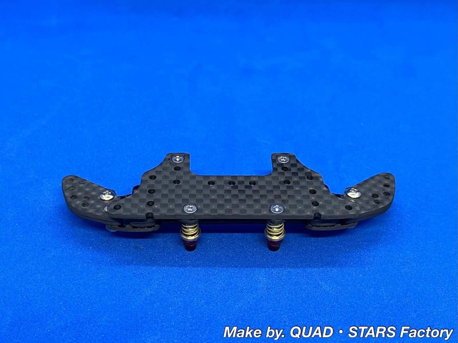 ミニ四駆・MSシャーシ用】2軸ATピボットバンパー＋1.5mm段下げ／3mm