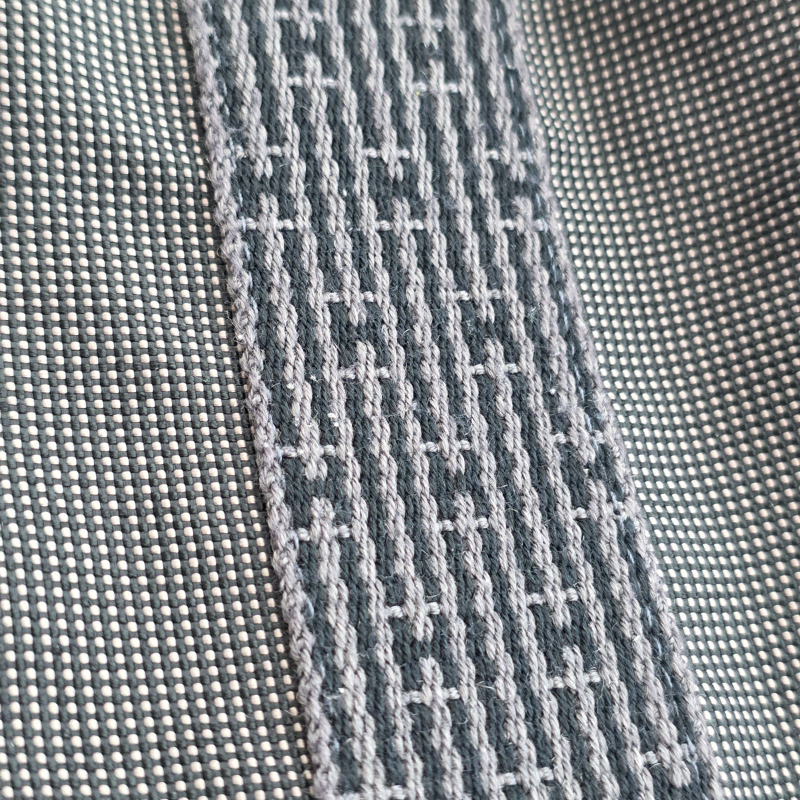 美品 Hermes エールライン ポシェット ショルダーバッグ グレー