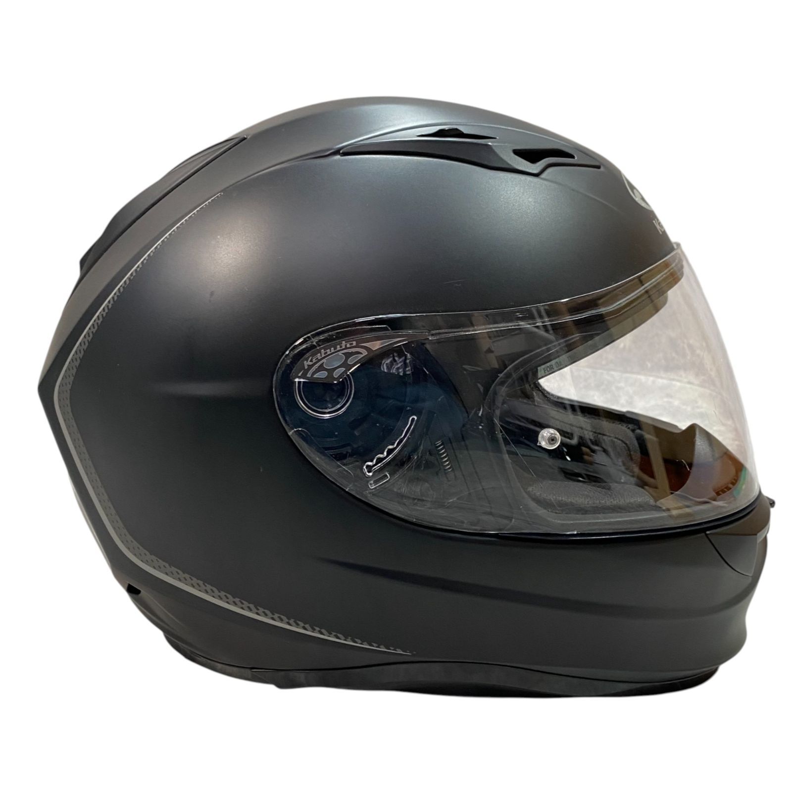 【美品】OGK KABUTO フルフェイス KAMUI3 マットブラック S OGK KABUTO オージーケーカブト KAMUI3 バイク用 フルフェイス