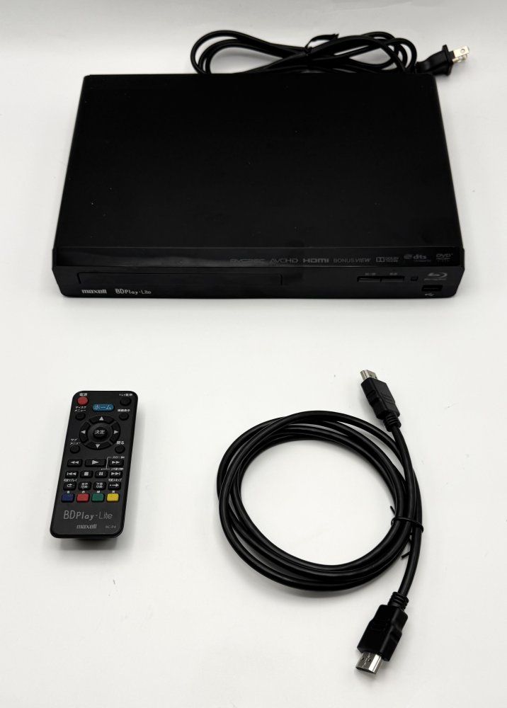 【良品】日立マクセル ブルーレイプレーヤー BD-PL100 中古 日立マクセル ブルーレイプレーヤー BD-PL100 - メルカリ