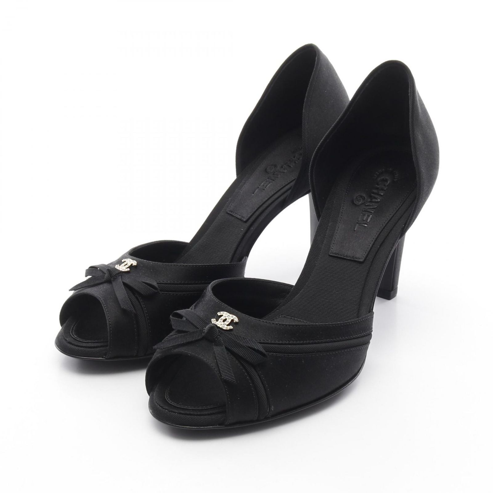シャネル CHANEL パンプス ココマーク G25444 ファブリック パンプス レディース