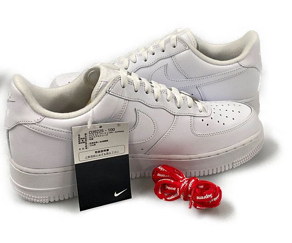 SUPREME×NIKE CU9225-100 AIR FORCE 1 LOW SP エアフォース シューズ