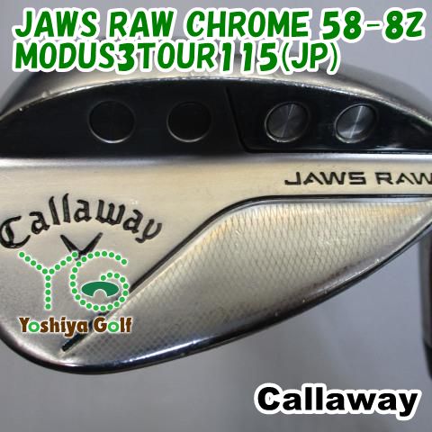 ウェッジ キャロウェイ JAWS RAW CHROME 58-8Z/MODUS3TOUR115(JP)/S/58[120216]