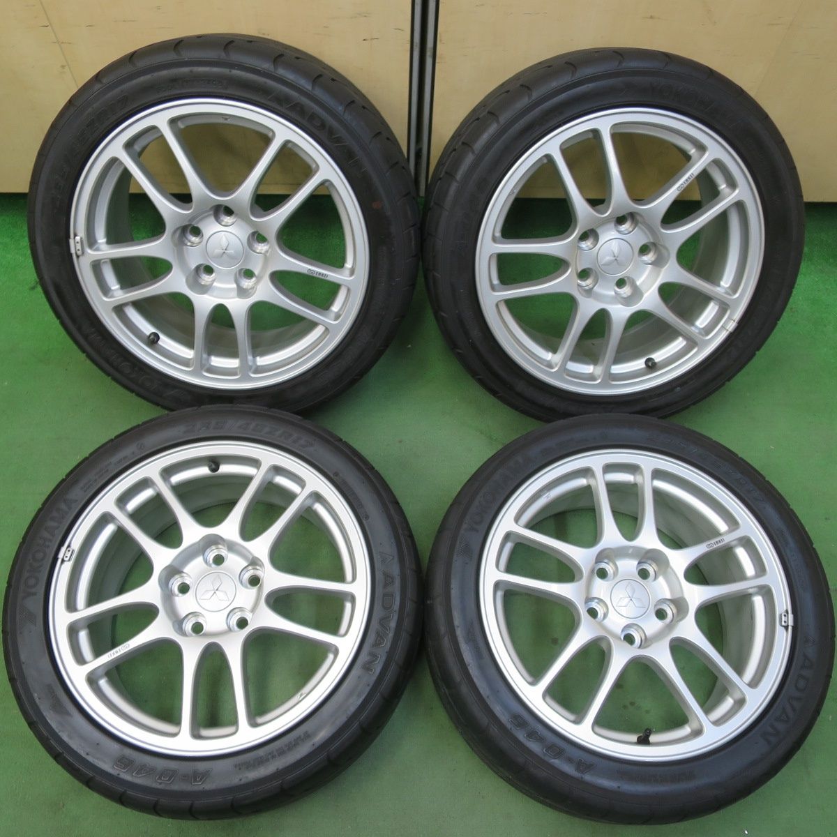 ランサーエボリューションX 純正ホイール ENKEI製 タイヤ付き 4本