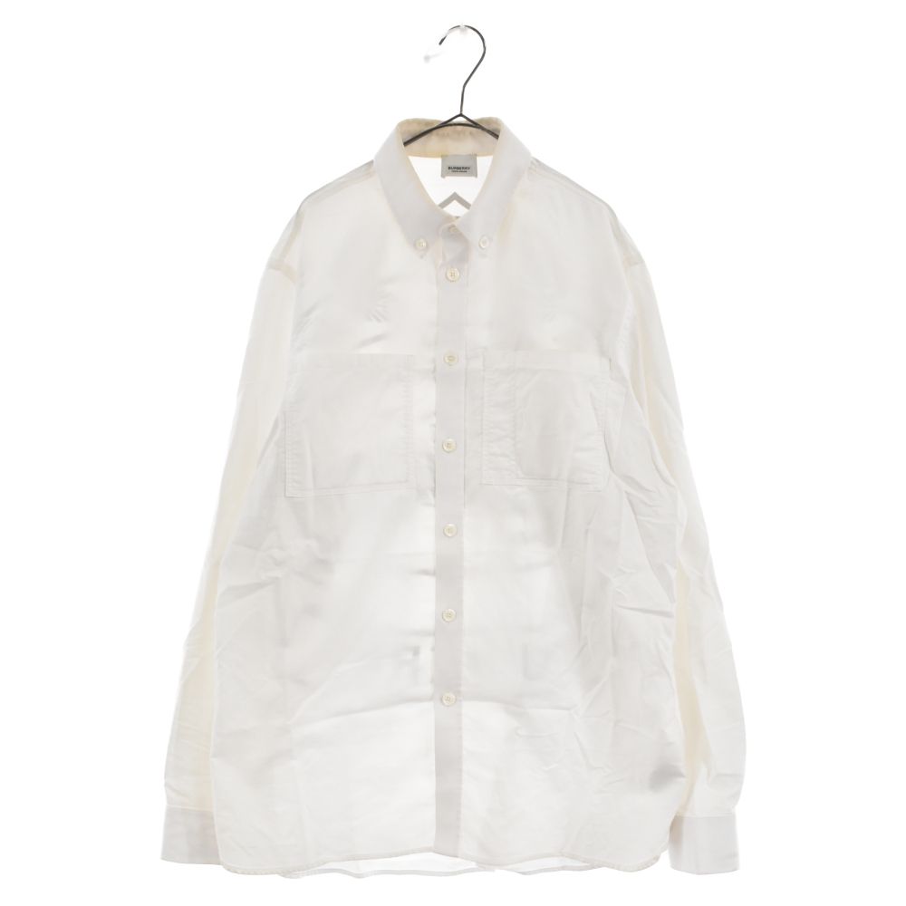 BURBERRY (バーバリー) CRASTER SHIRT 8058473 バックロゴ長袖