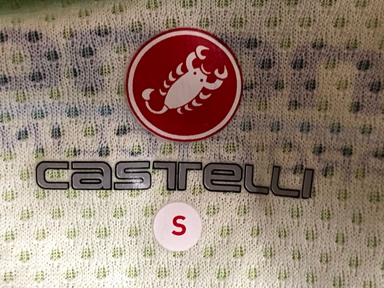 IN746 カステリ CASTELLI 半袖 サイクルジャージ 緑 S