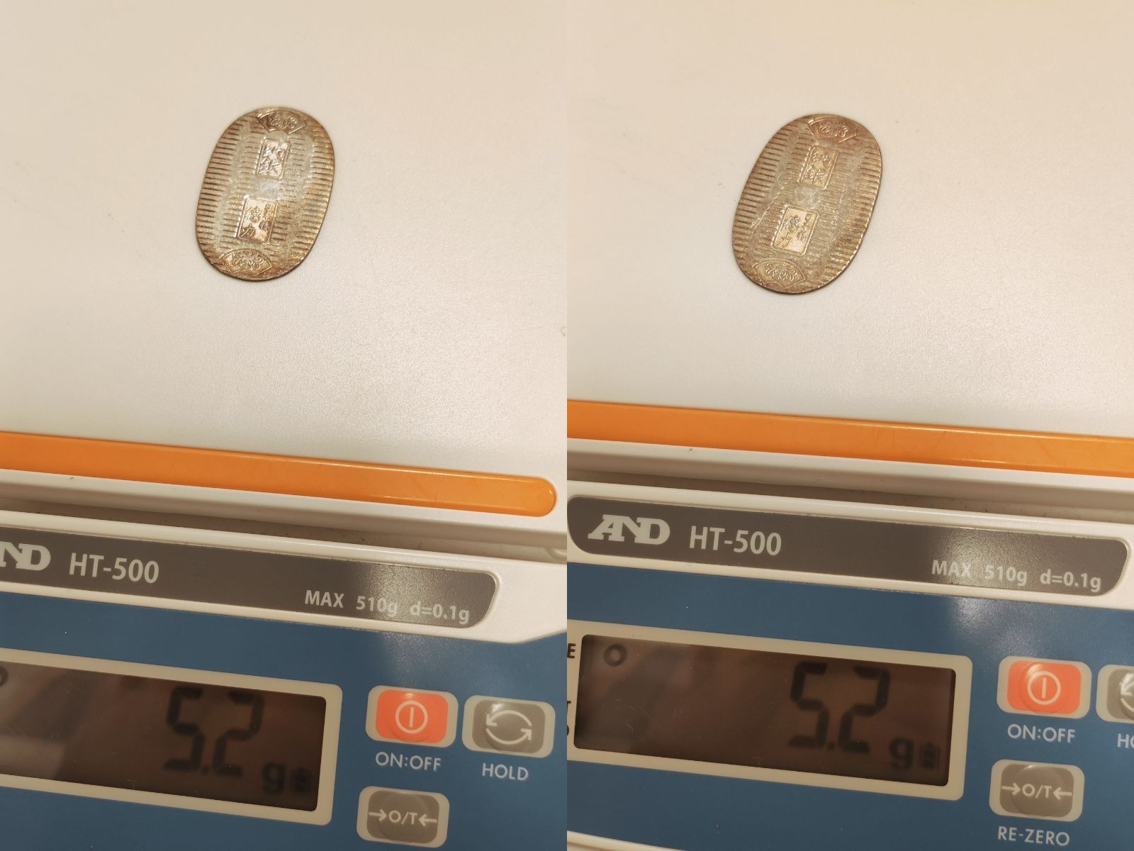 日本橋 徳力 純銀 小判 5g ×2枚 銀工芸品 - メルカリ