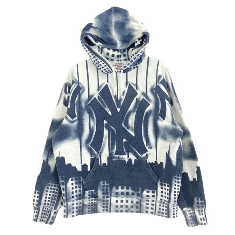 Supreme シュプリーム 21AW New York Yankees Airbrush Hooded