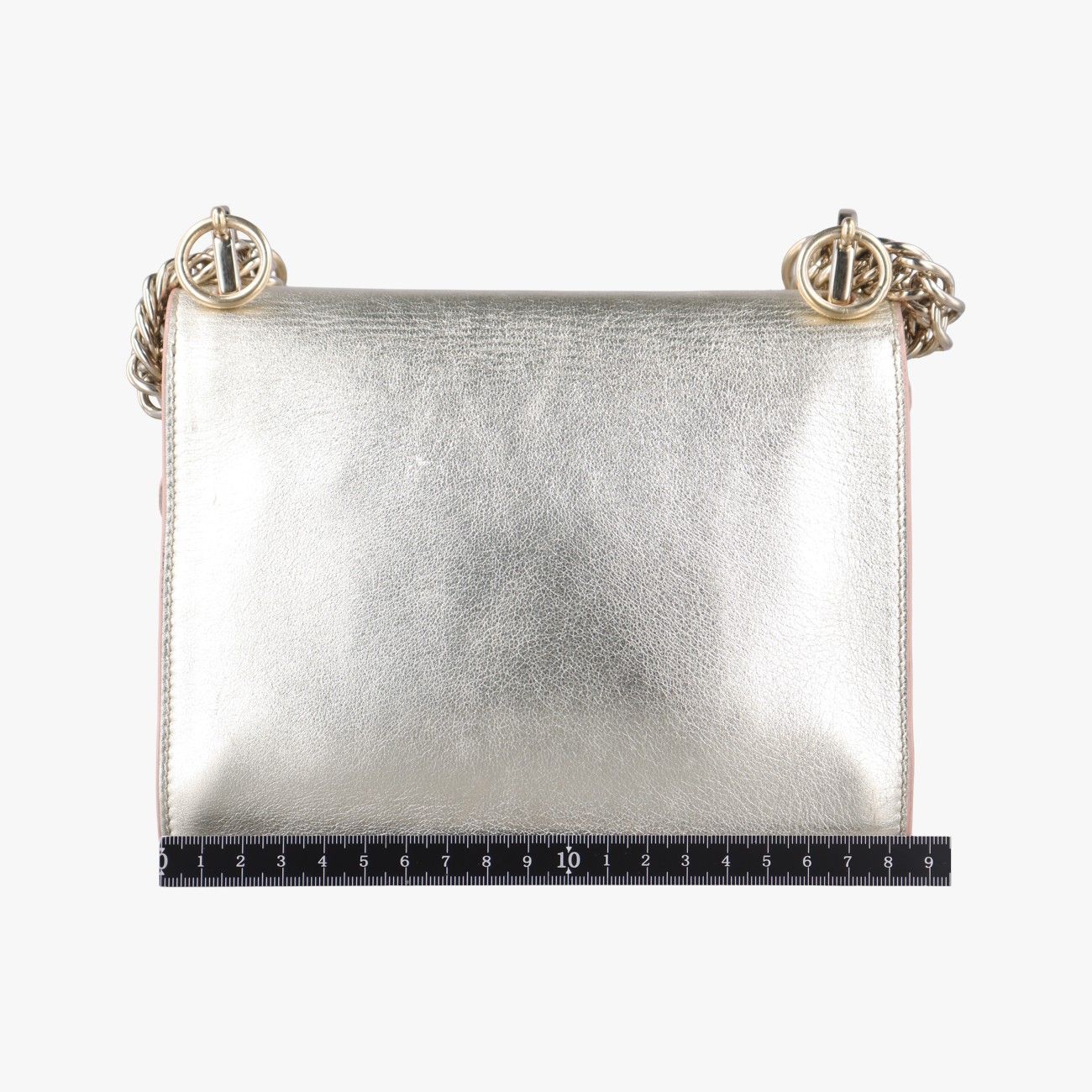 フェンディFendiスタッズ キャナイゴールドレザー8M03818M0381 OZ8 188-8241