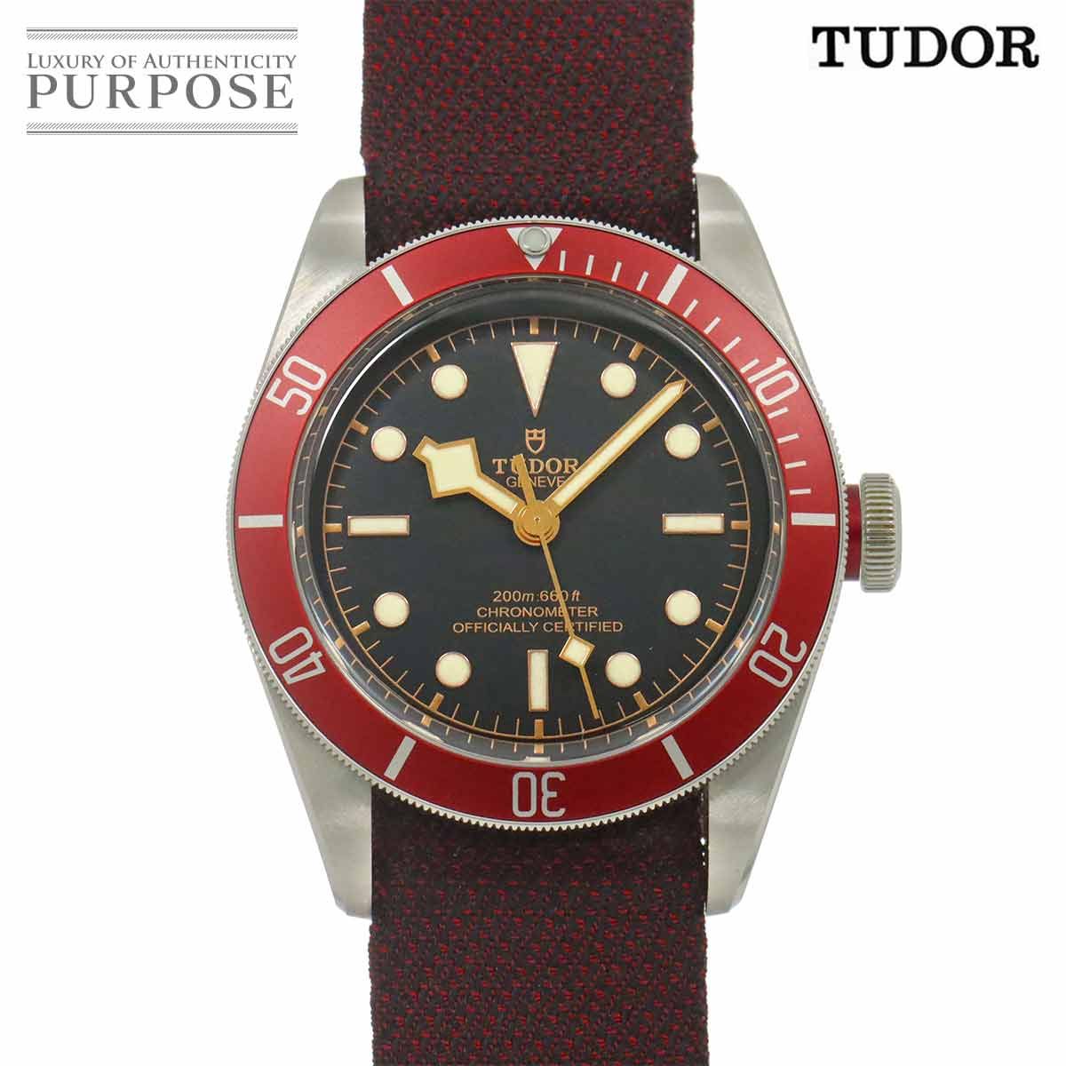 チューダー チュードル TUDOR ヘリテージ ブラックベイ 79230R メンズ 腕時計 ブラック オートマ 自動巻き Heritage Black Bay 90282659