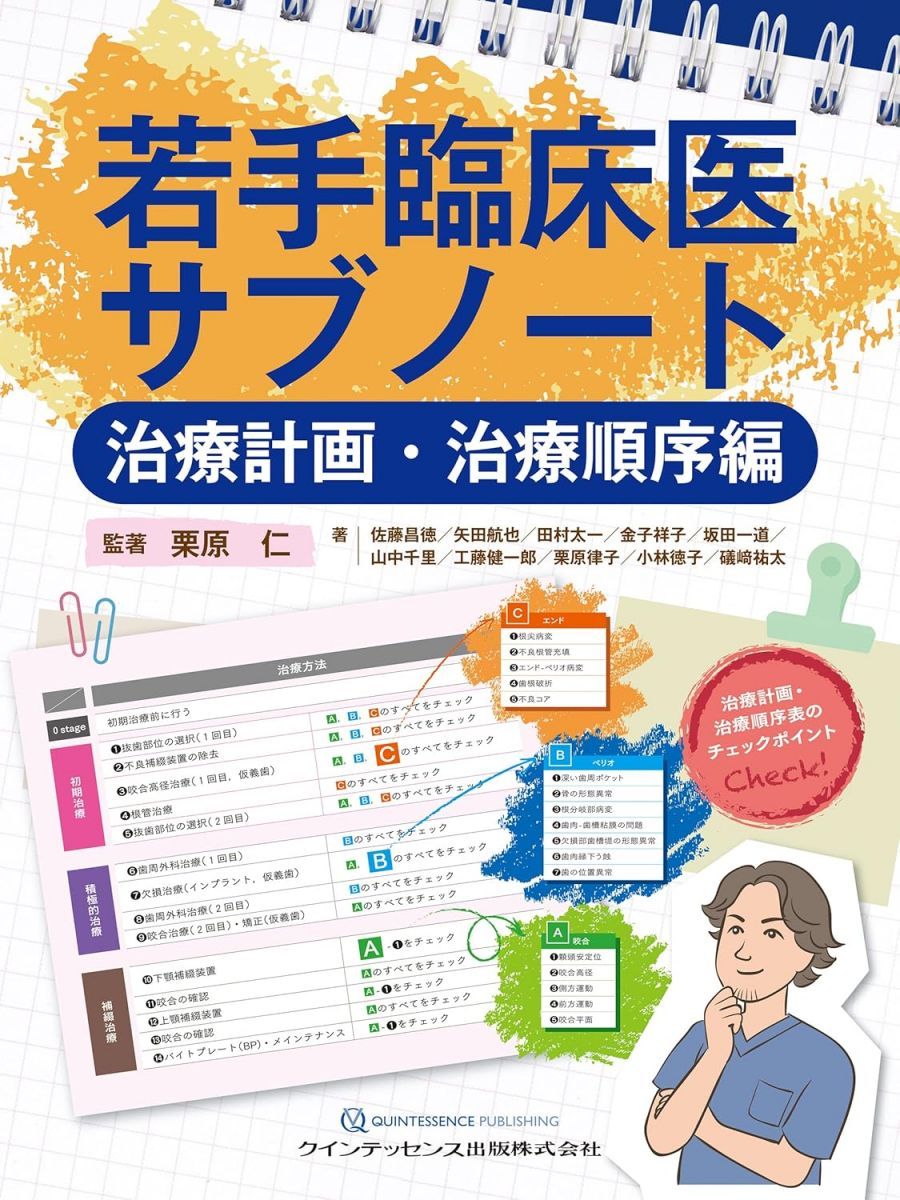 若手臨床医サブノート 治療計画 治療順序編