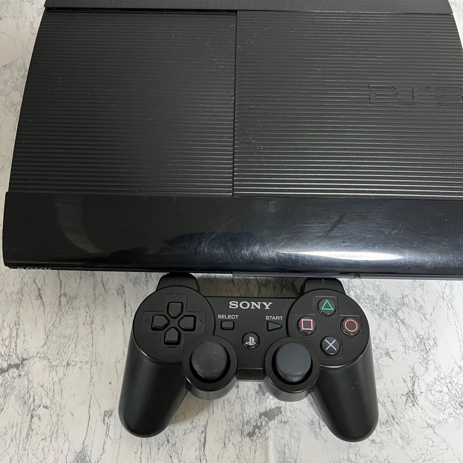 清掃/動作確認済】PS3 PlayStation3 プレステ3 本体 型番CECH-4300C 黒 ...
