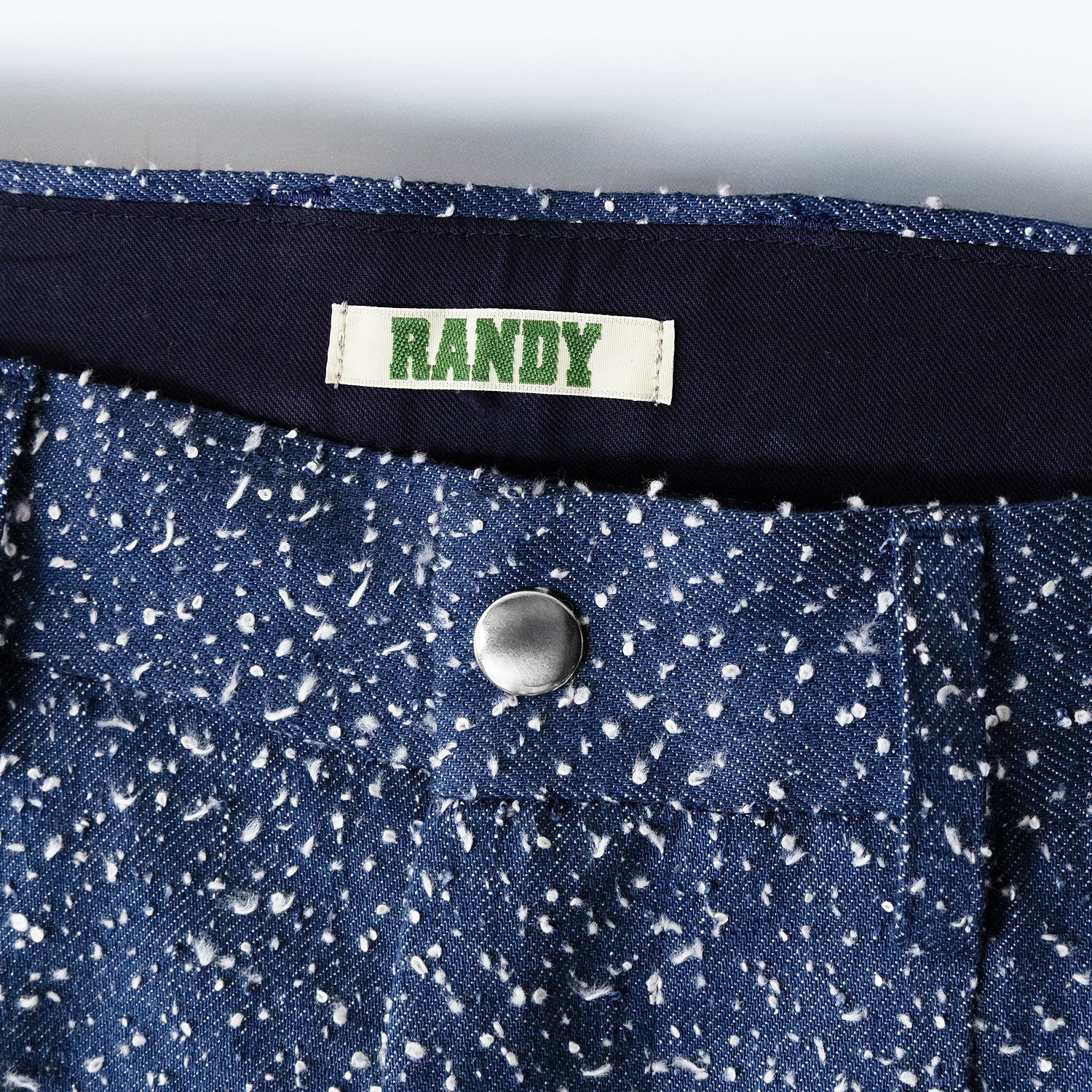 RANDY 25AW GRAVITY (BLUE) デニムパンツ ジーンズ ワイドパンツ