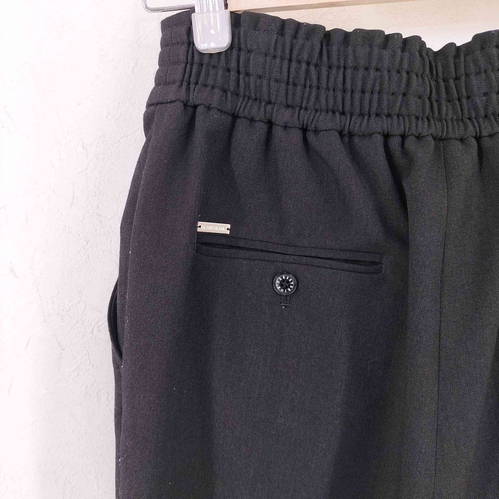 DRESSTERIOR ウエストシャーリングテーパードパンツ