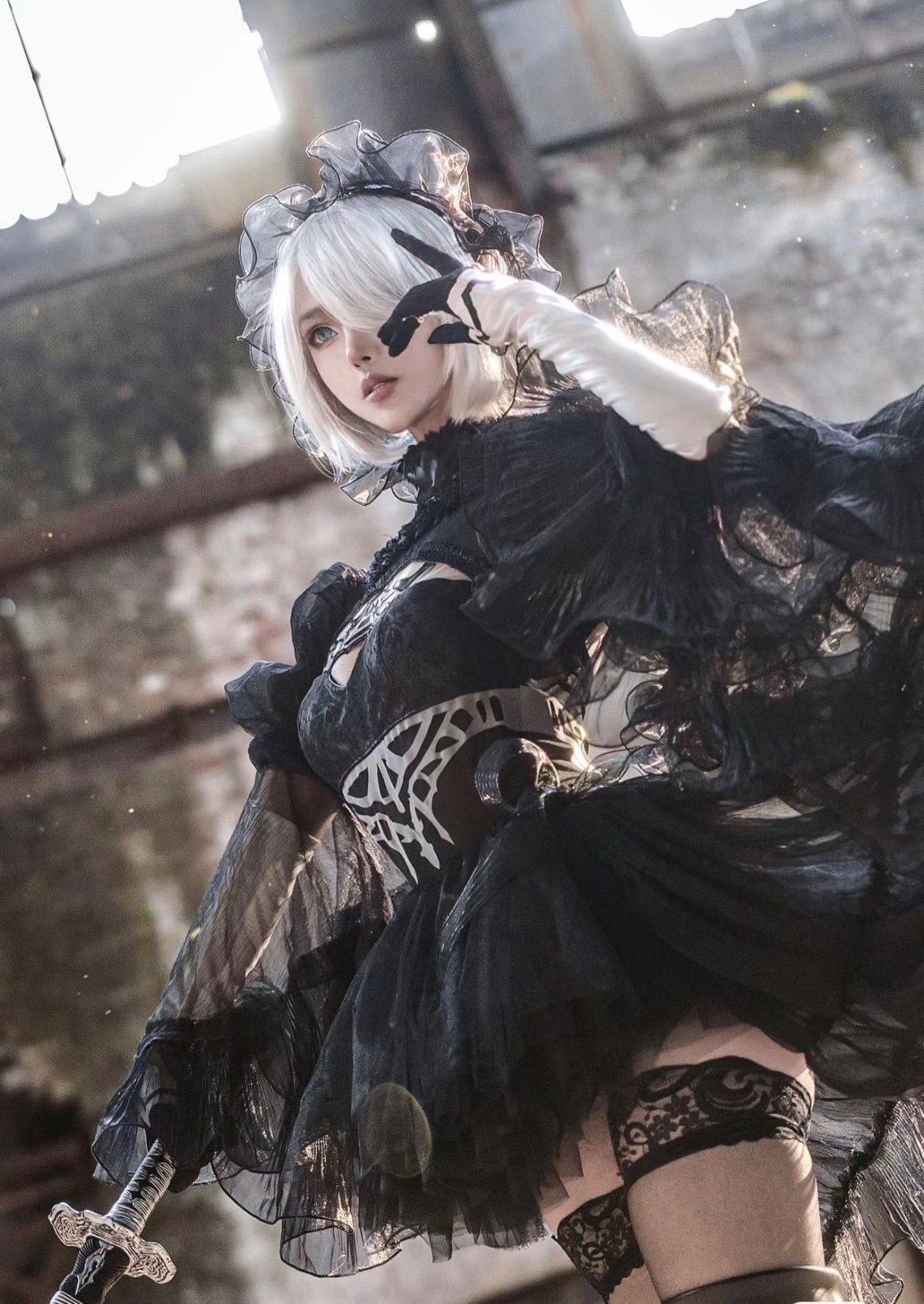 ニーアオートマタ 2B 花嫁 コスプレ 衣装 - メルカリ