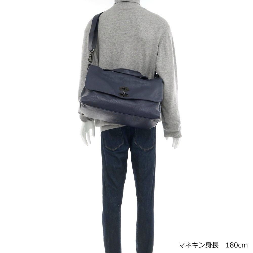 美品 ザネラート ショルダーバッグ ポストマンバッグ ZANELLATO ザネラート ハンドバッグ POSTINA L ポスティーナ