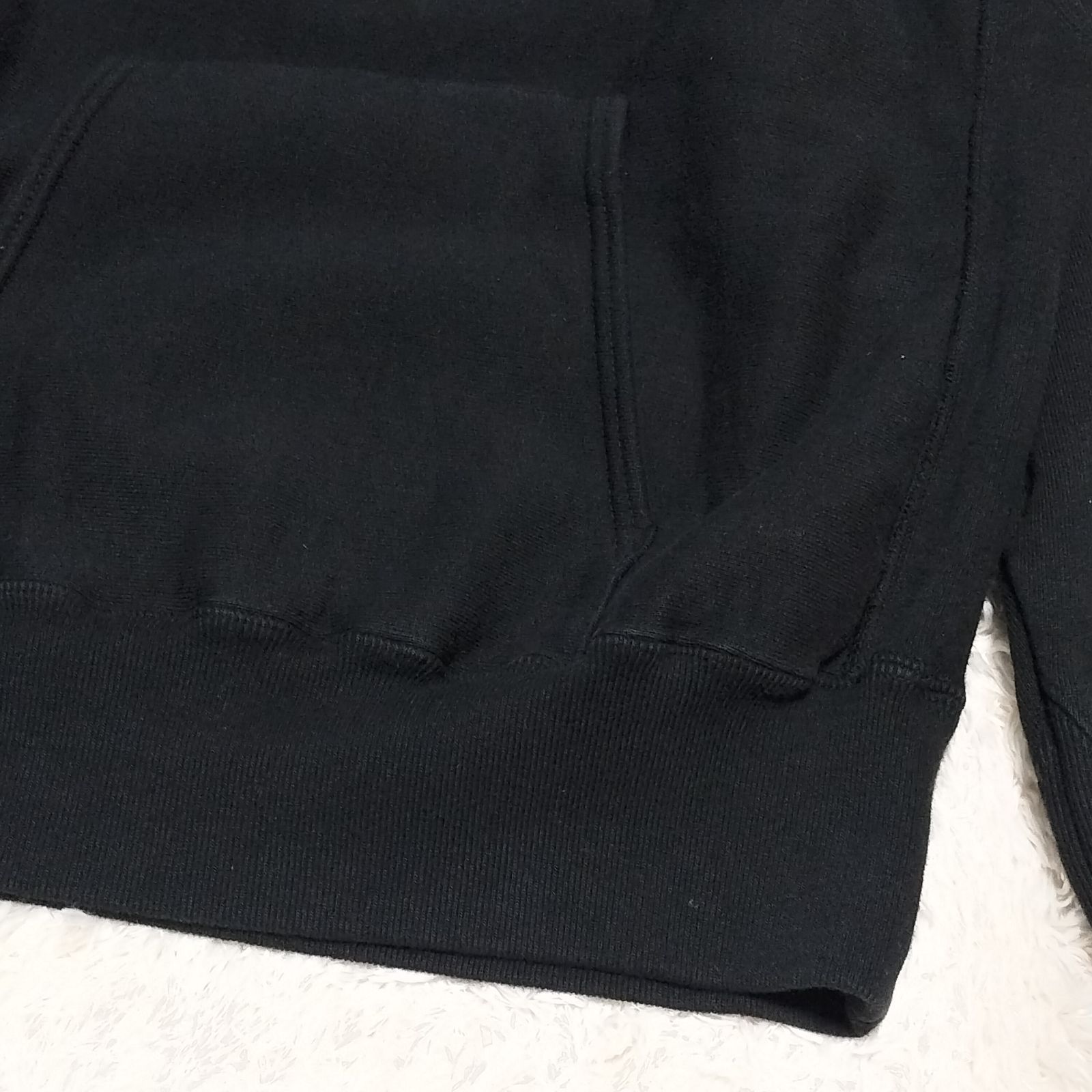 ATON エイトン KYOTO BLACK DYE URAKE HOODIE サイズ02 М相当 コットン 