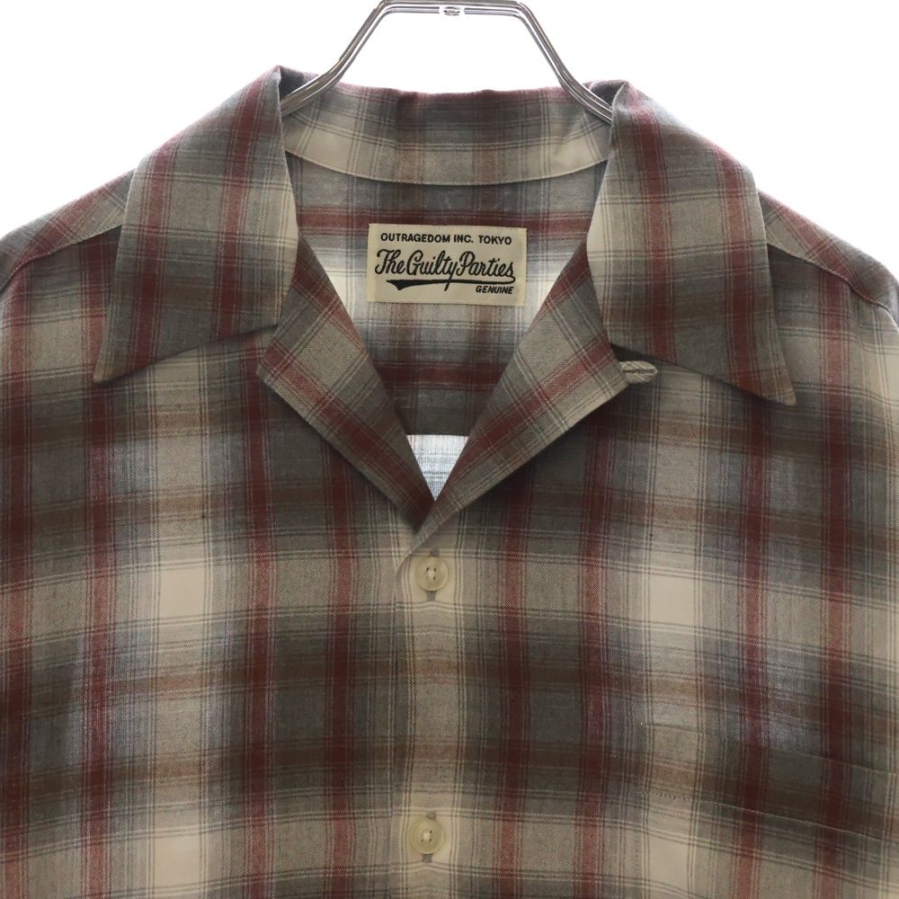 WACKO MARIA - WACKO MARIA ワコマリア 24AW OMBRE CHECK OPEN