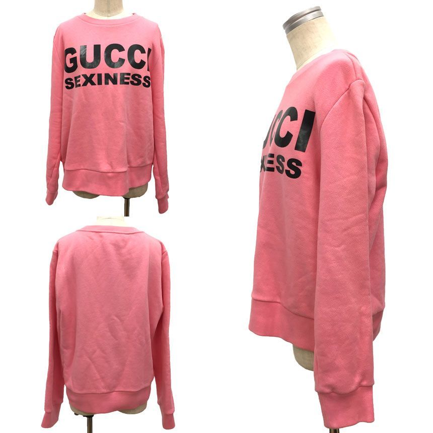 GUCCI グッチ プリント スウェットシャツ Sサイズ aq5430 - メルカリ