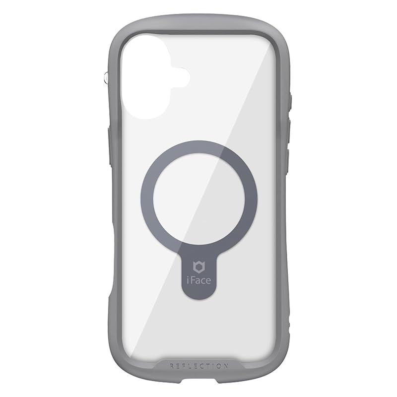 新作，人気セール iFace MagSafe 対応 Reflection iPhone 16 Plus ケース MagSynq クリア 強化ガラス(グレー)【アイフェイス アイフォン16プラス 用 スマホケース iphone16plus カバー マグセーフ 耐衝撃 透明 ス iPhoneケース・カバー