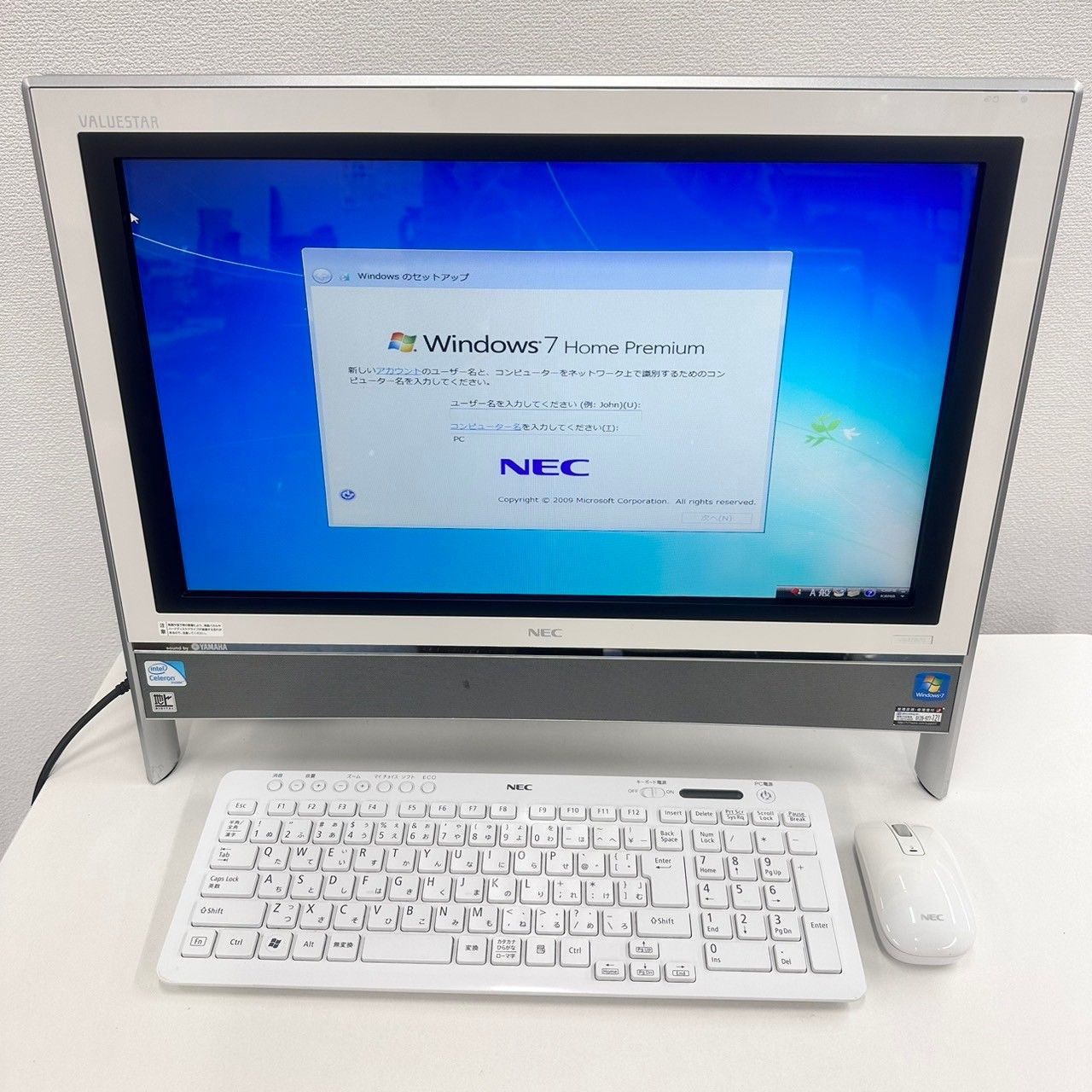 NEC 20型ワイド液晶一体型デスクトップPC VALUESTAR N PC-VN470GS6W - 純正直販店