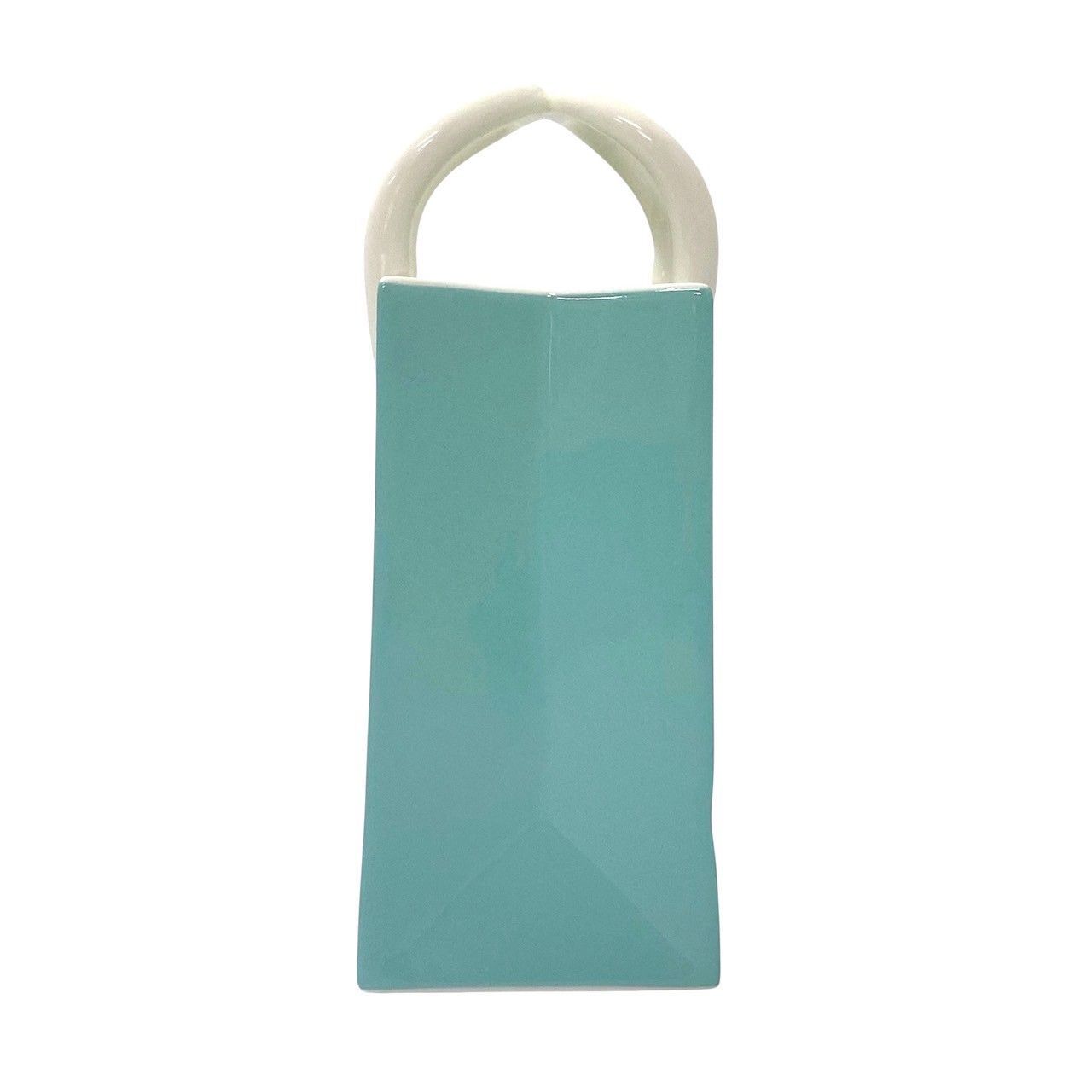 ティファニー　 ショッパー　ショッピングバッグ　オーナメント　陶器インテリア置物 M【TIFFANY&Co.】陶器 ショッパー 小物入れ ショッピングバッグ
