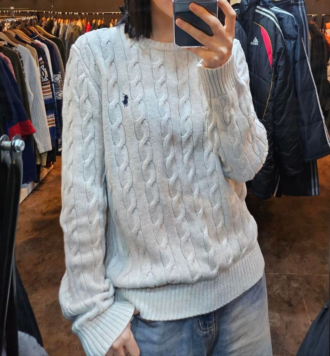 【雷市場（ポンジャン）商品韓国直送】ポロ Ralph Lauren(ラルフローレン) ケーブル編みニット