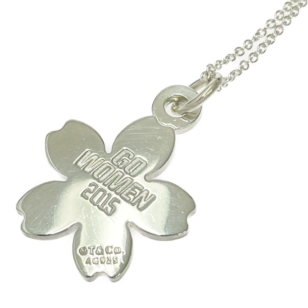 中古】【保存袋付き】 TIFFANY&Co. ティファニー シルバー GO WOMEN 桜