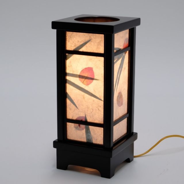 盆提灯 八女提灯 創作提灯 なごみあかり ミニ彩夏 あやか A 高さ31cm P11 8710-80100d 置き提灯 電気コード式 初盆 お盆