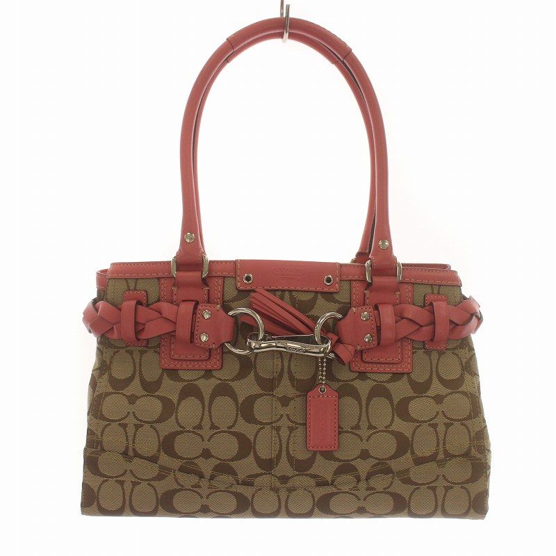 コーチ COACH ハンドバック シグネチャー ハンプトンズ キャリーオール 