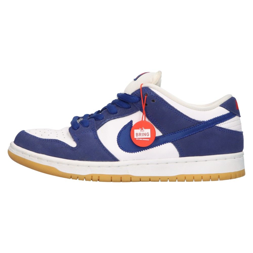 NIKE (ナイキ) SB DUNK LOW PRO PRM LOS ANGELES DODGERS DO9395-400 ダンクロープレミアム ロサンゼルスドジャース ローカットスニーカー ホワイト/ブルー US8/26cm