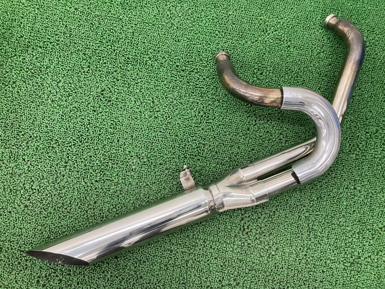 送料込 スティード400 マフラー 社外品 NC26 ステンレス スティード400 マフラー 社外 中古 バイク 部品 NC26 STEED