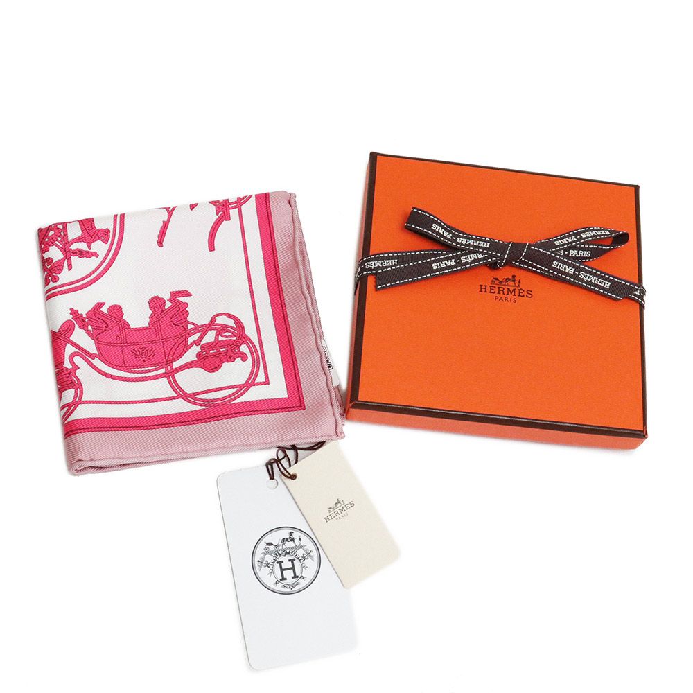 HERMES エルメス CARRE NANO EX-LIBRIS カレ20 ナノカレ シルク