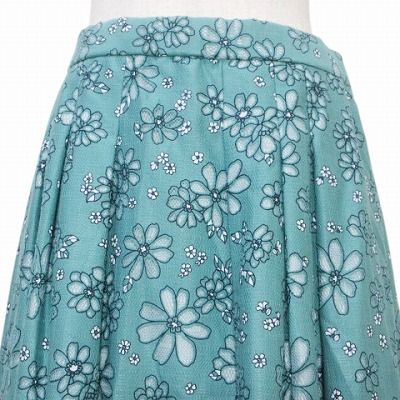 ☆美品 Aylesbury アリスバーリー 水色 フレアスカート 入学式 M