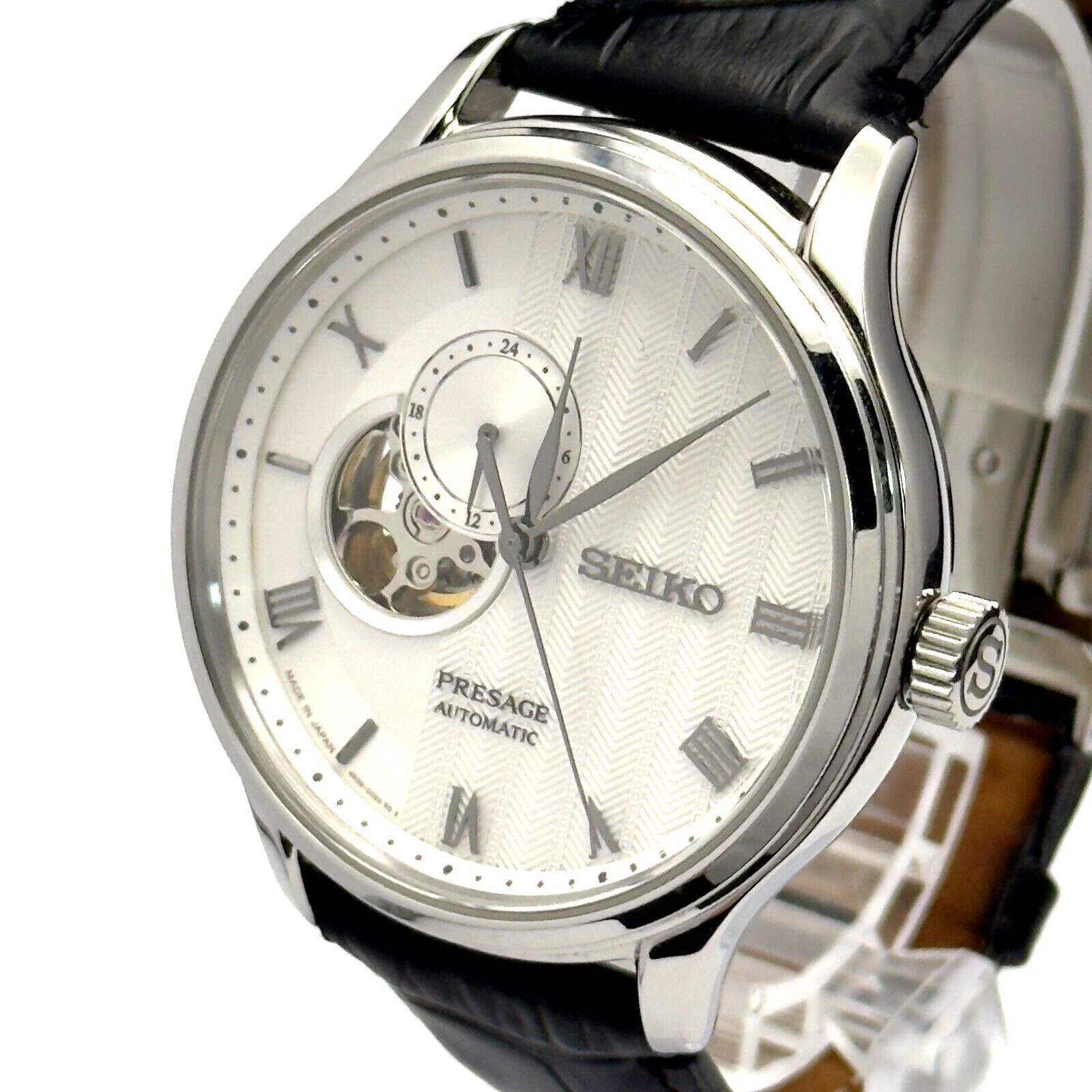 SEIKO セイコー プレサージュ4r39-00w0 SARY095 ホワイト レザーバンド 