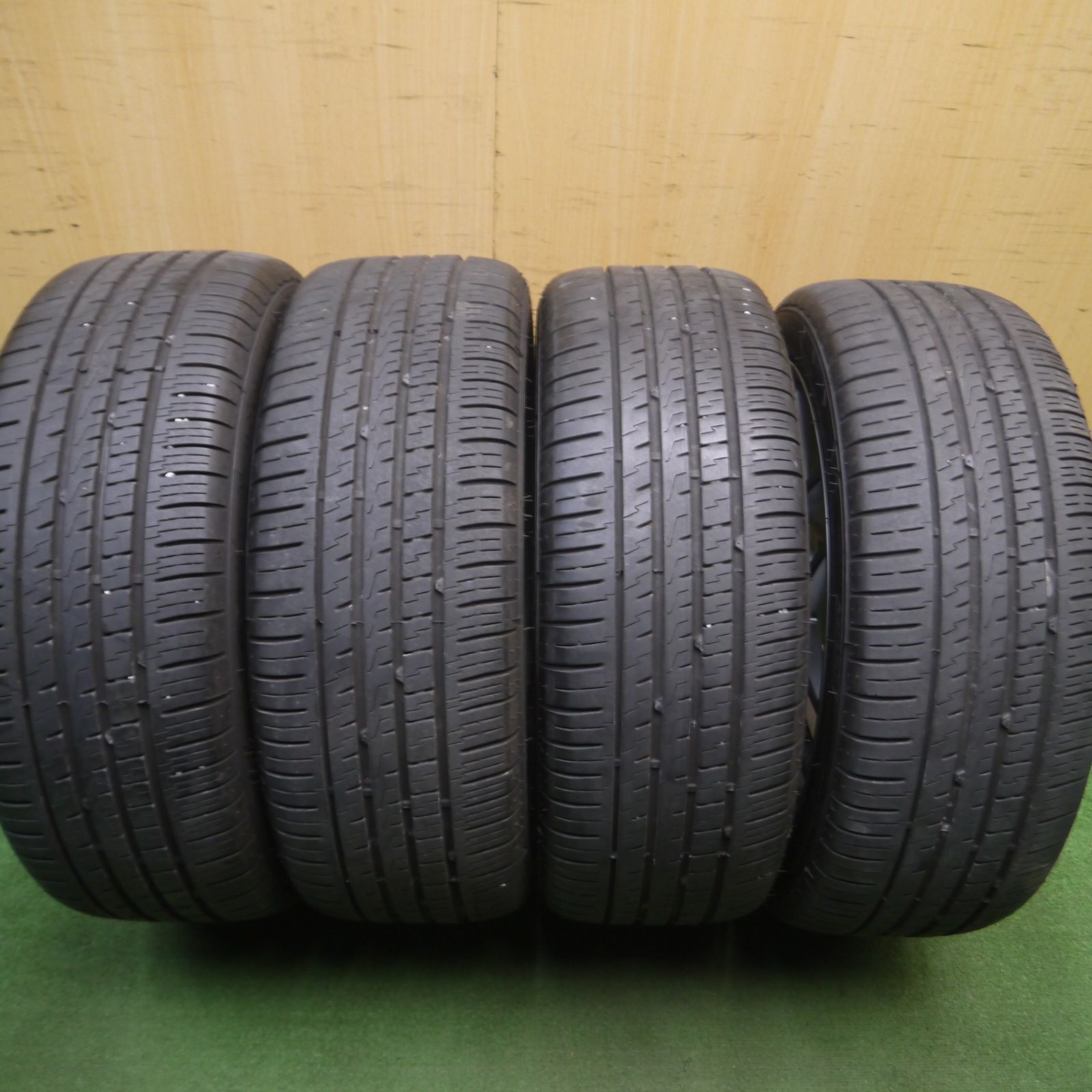 送料無料] バリ溝！22年！8.5分☆86 BRZ 等 LEONIS NAVIA06 215/45R17 