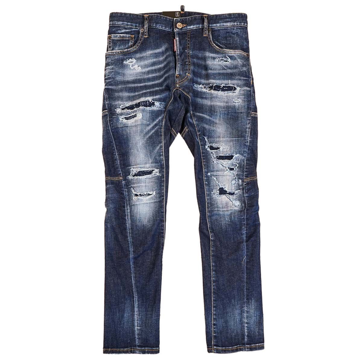 DSQUARED2 ディースクエアード ジーンズ S71LB1262 S30789 TIDY BIKER JEAN メンズ 男性 デニム 470 BLUE ブルー