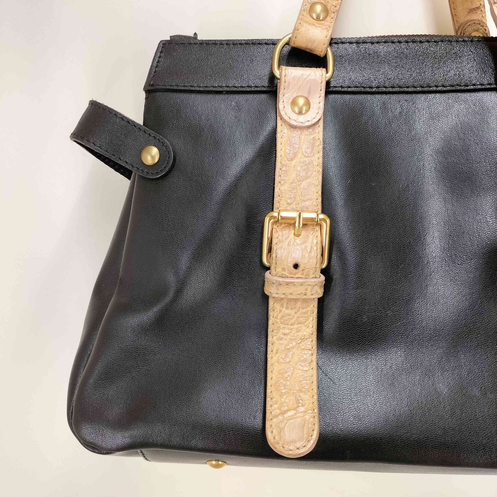 ユーズドフルギ USED古着 LINCONTRO イタリア製 GENUINE LEATHER 