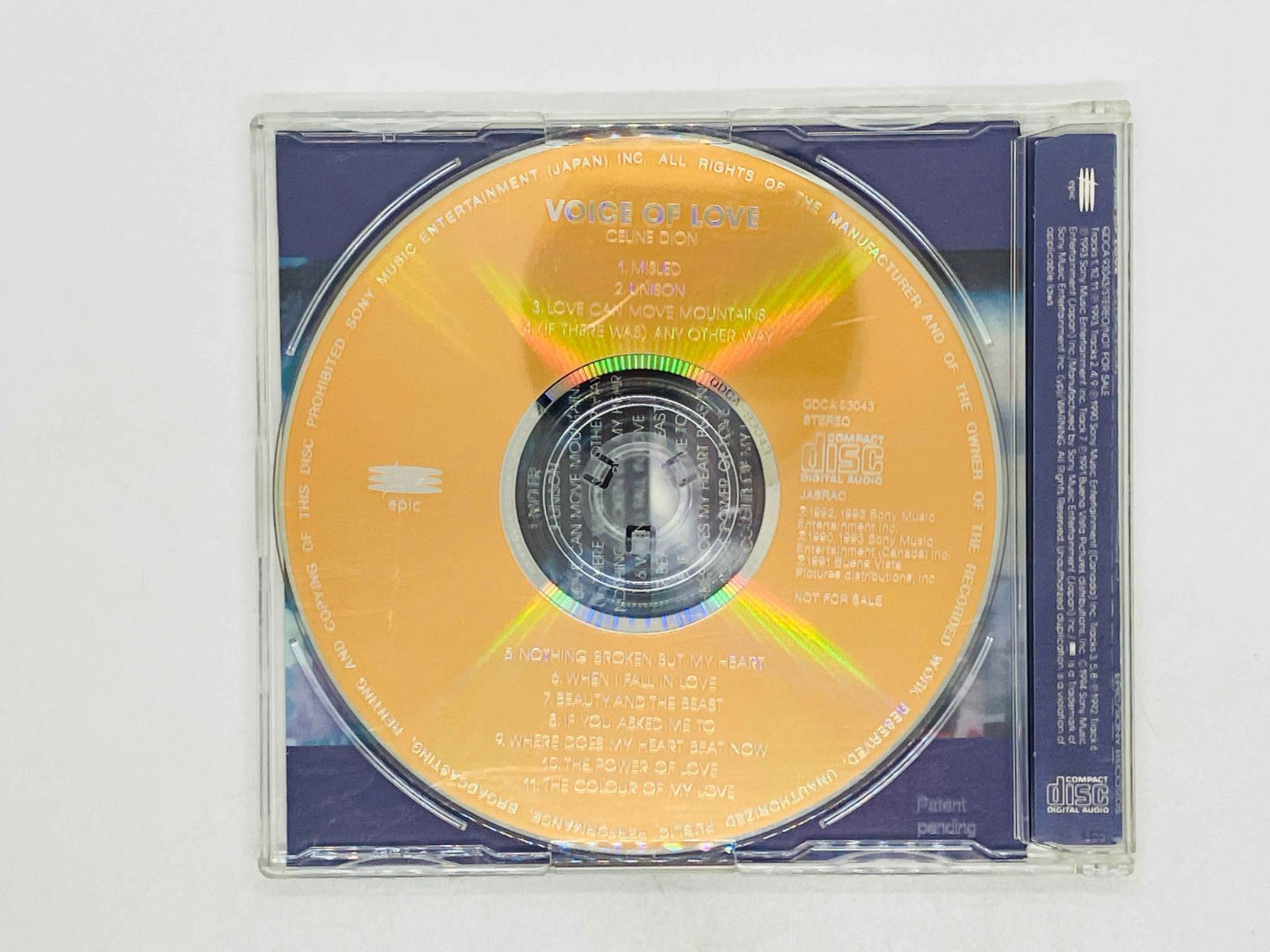 CD CELINE DION / VOICE OF LOVE / セリーヌ・ディオン 激レア