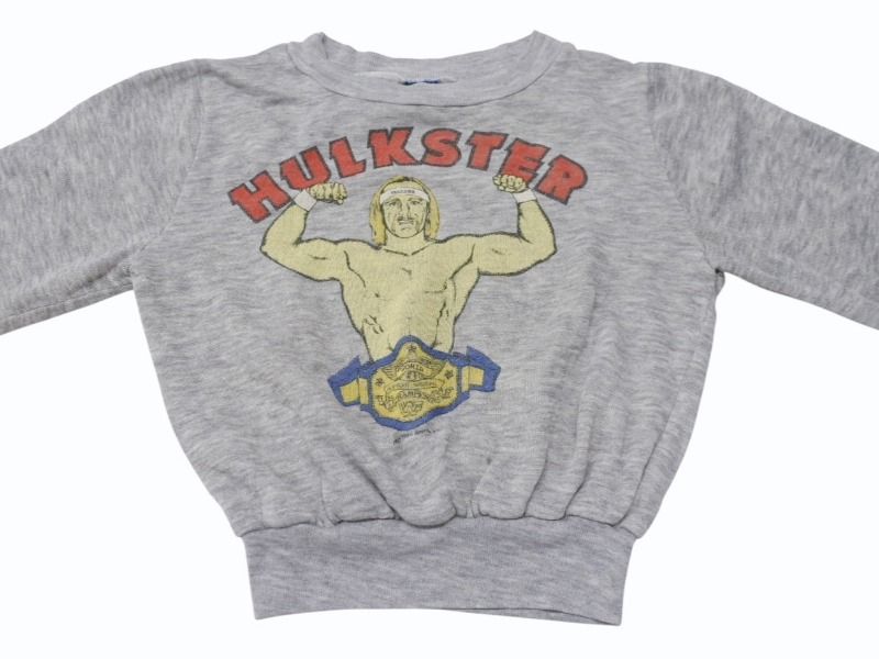 ハルクホーガン　子供用トレーナー Hulk Hogan ハルクホーガン プリント 子供用トレーナー プロレス