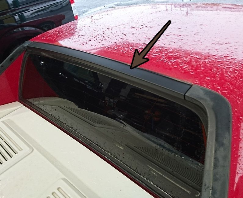 トヨタ TOYOTA 純正 MR2 AW10 AW11 バックウィンドウ アウトサイド モールディング アッパー リア パーツ エンジン タイヤ バンパー 検索 マフラー