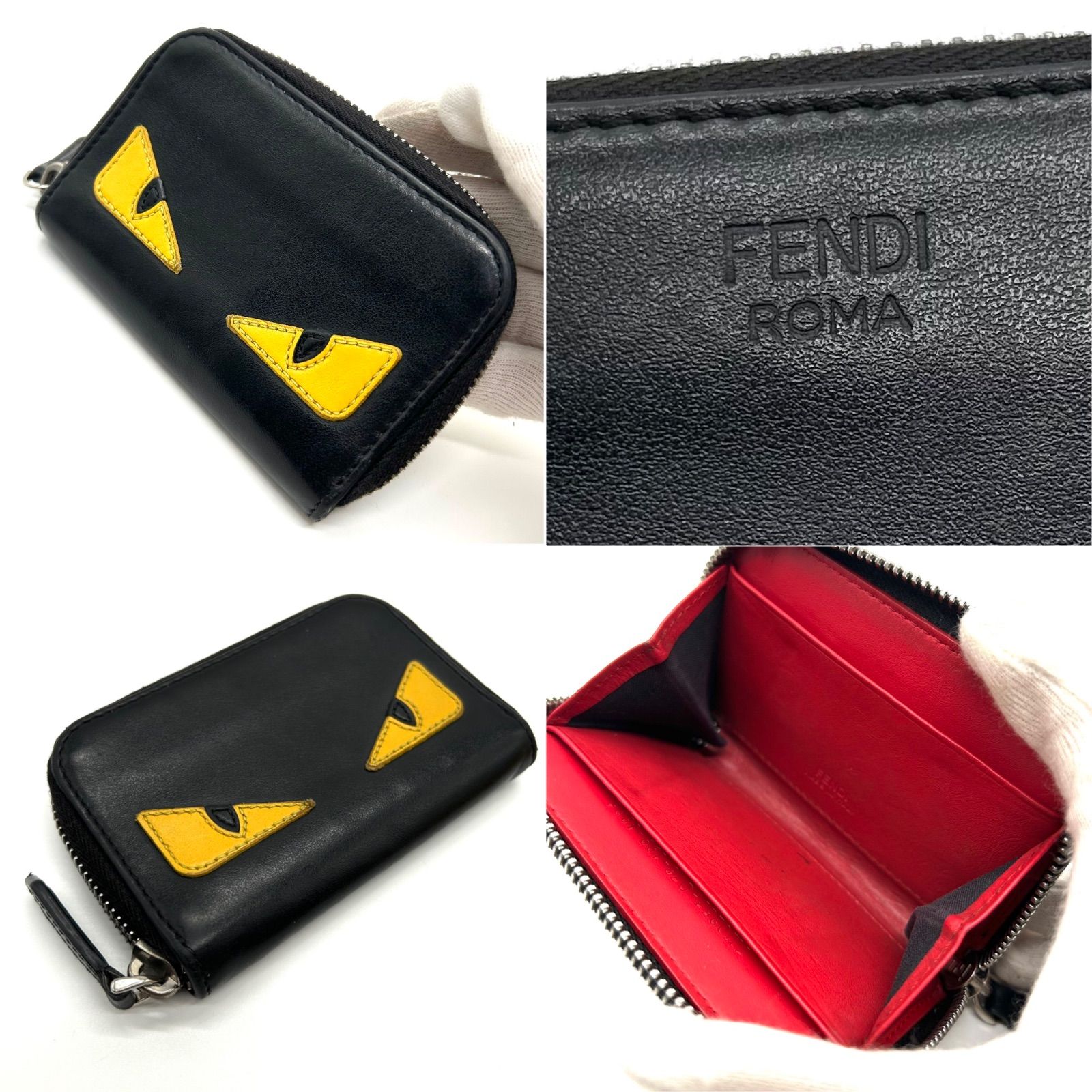 FENDI モンスターバグズ ウォレット 財布 小銭入れ コインケース