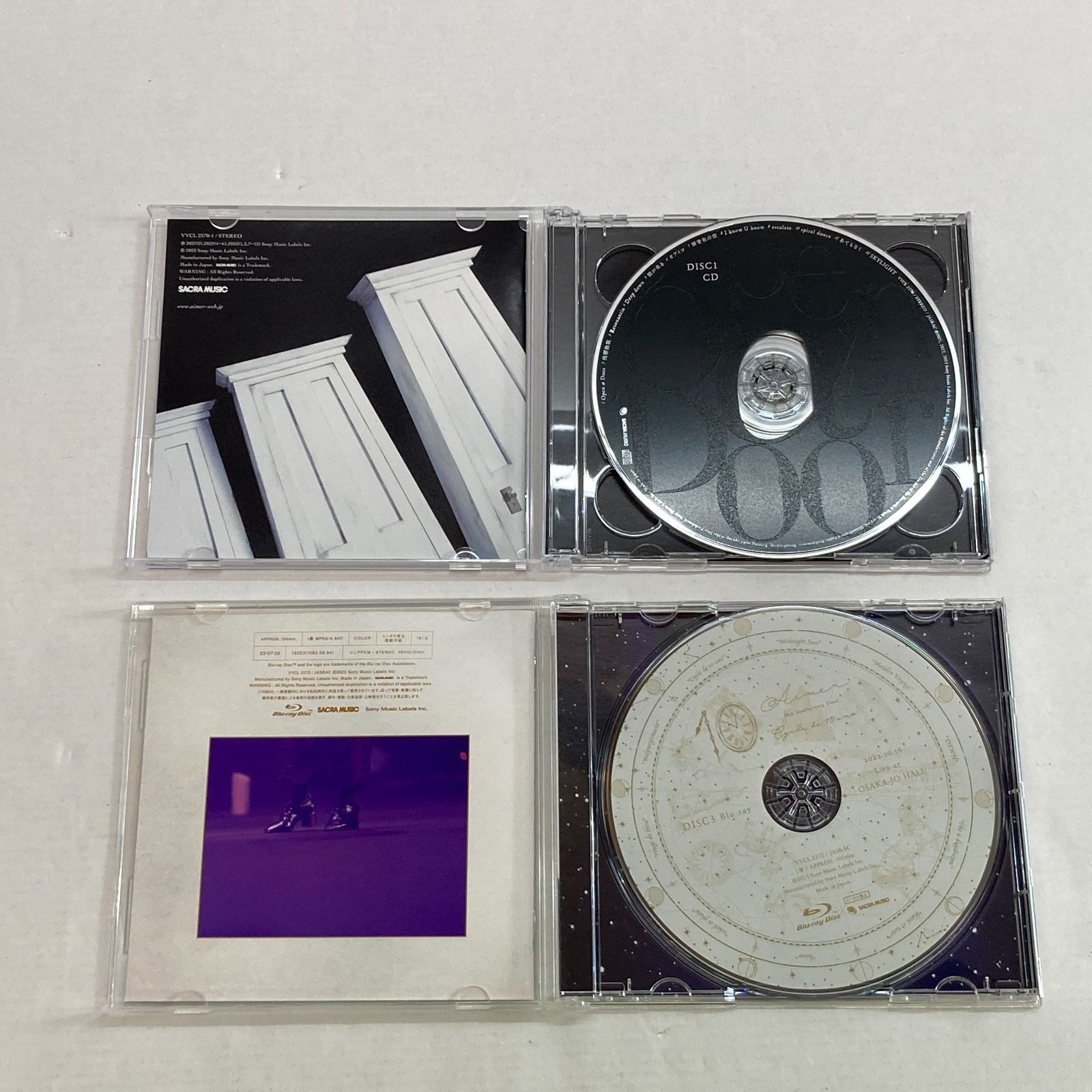 04m1268∞ Aimer Open α Door 完全生産限定盤 CD＋2Blu-ray＋