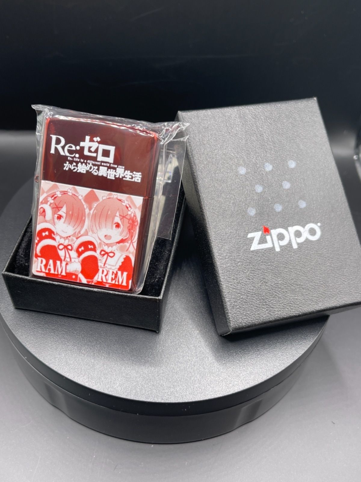 Zippo Re：ゼロから始める異世界生活 B レム・ラム 中古 タバコグッズ