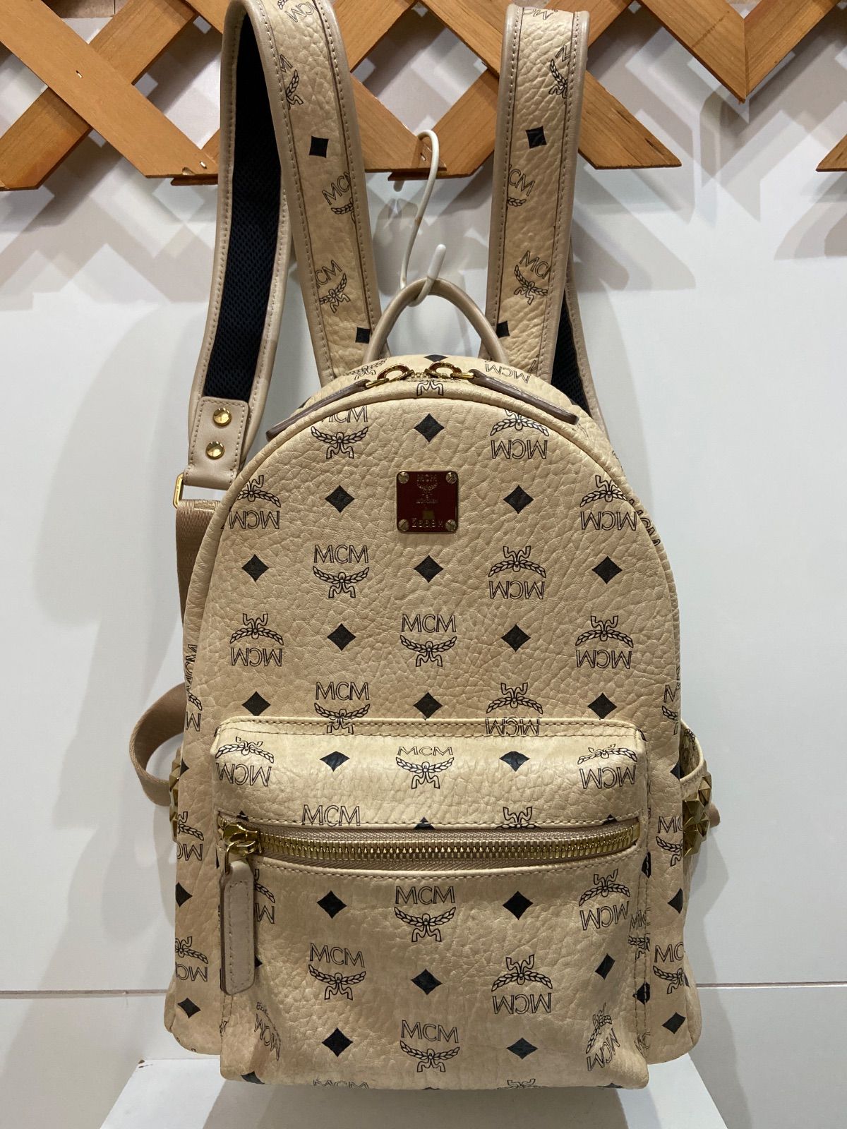 MCM エムシーエム スターク サイドスタッズ リュック バッグ